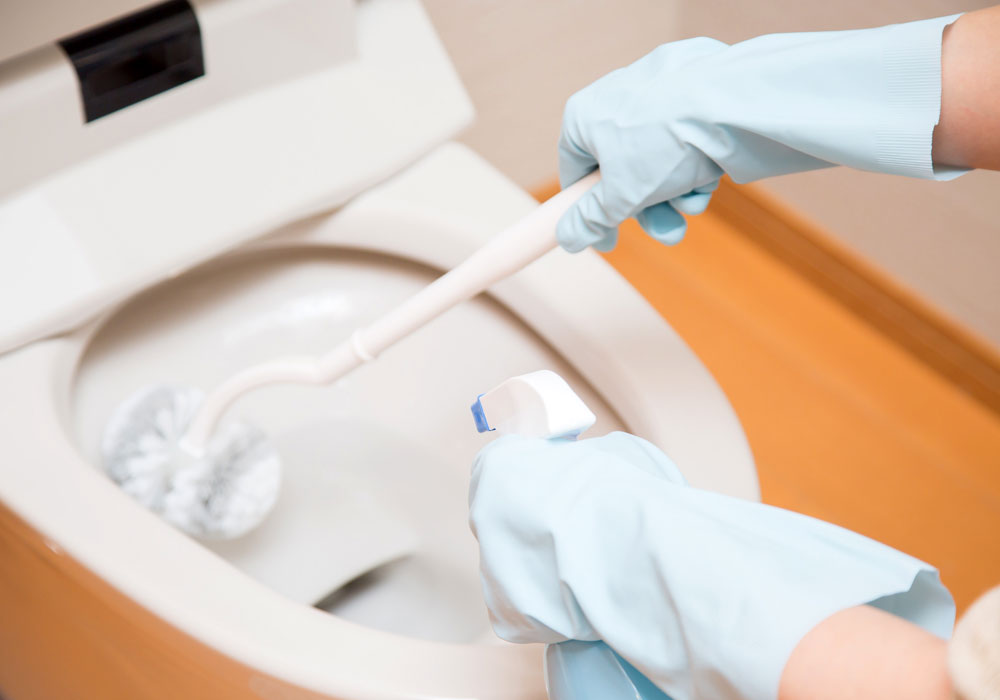 便器洗浄に・・・